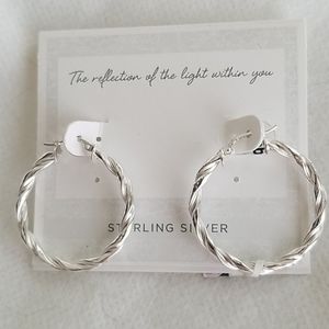 Sterling Silver Hoop Earrings